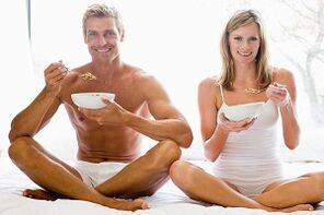 manger de la nourriture pour augmenter la puissance