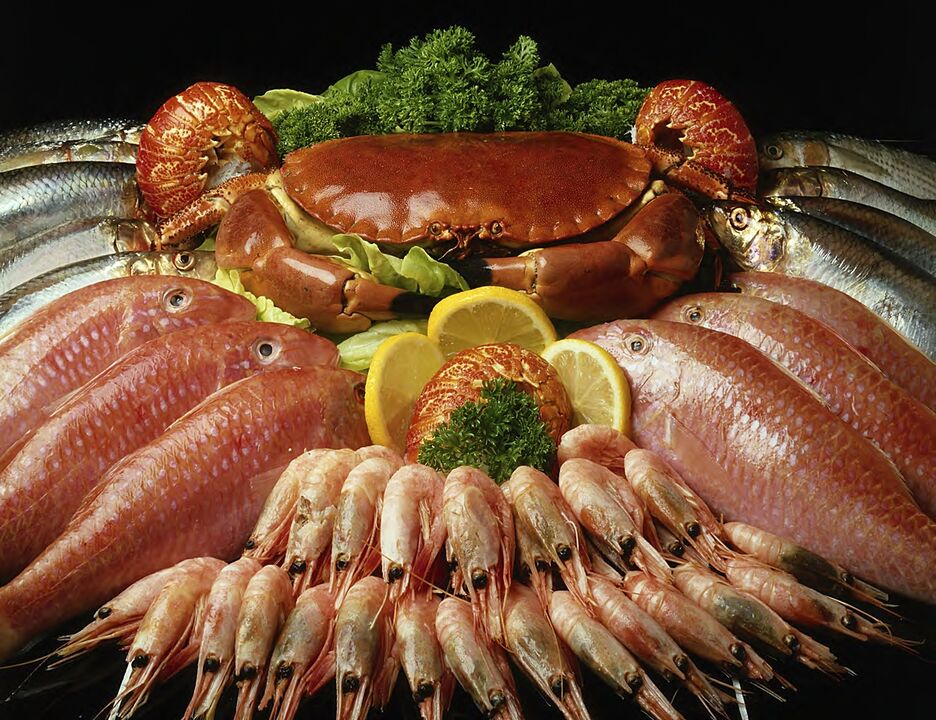 Les fruits de mer sont une réserve de vitamines pour améliorer la puissance masculine