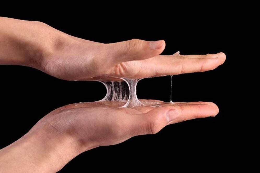 sécrétion masculine pendant l'excitation