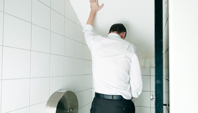 miction et écoulement du pénis